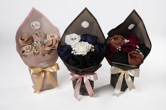Bouquet de Hijabs : L'Idée Cadeau Originale pour Femme Musulmane